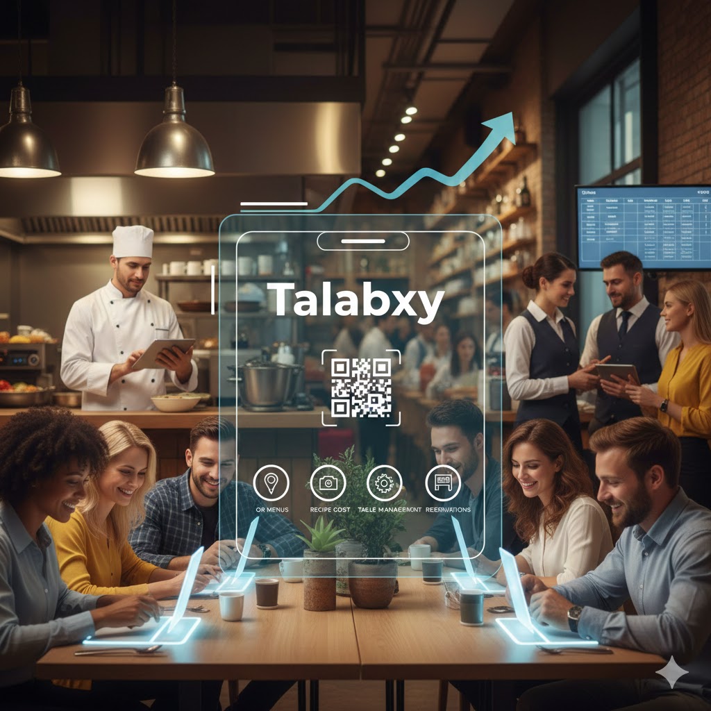 كيف يزيد طلبكسي مبيعات المطاعم: قوائم QR، الوصفات، الطاولات والحجوزات