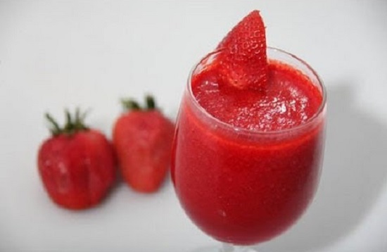 عصير فراولة